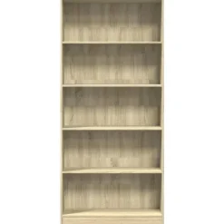 vidaXL - Boekenkast met 5 vakken - Sonoma eiken - Bewerkt hout - 80x24x176 cm Clearance