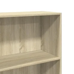 vidaXL - Boekenkast met 5 vakken voor woonkamers - Sonoma eiken - 60x30x189 cm New