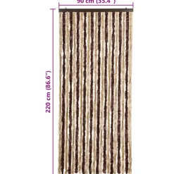 vidaXL - Bruin - Polypropyleen - 90 x 220 cm New