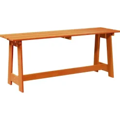 vidaXL - Buitenenbank - Naturel - Massief acaciahout - 119x35x47 cm Clearance