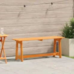 vidaXL - Buitenenbank - Naturel - Massief acaciahout - 119x35x47 cm Clearance