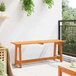 vidaXL - Buitenenbank - Naturel - Massief acaciahout - 119x35x47 cm Clearance