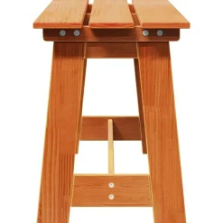 vidaXL - Buitenenbank - Naturel - Massief acaciahout - 119x35x47 cm Clearance