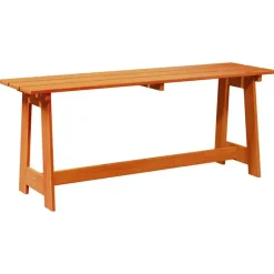 vidaXL - Buitenenbank - Naturel - Massief acaciahout - 119x35x47 cm Clearance