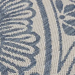 vidaXL - Buitenkleed - Blauw - Kunststof - 80 x 150 cm Outlet