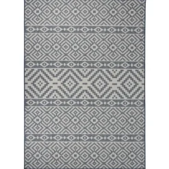 vidaXL - Buitenkleed - Blauw - Kunststof - 120 x 170 cm Best