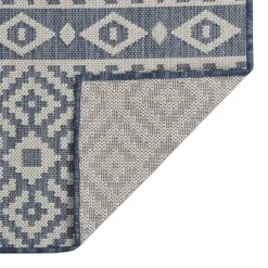 vidaXL - Buitenkleed - Blauw - Kunststof - 120 x 170 cm Best