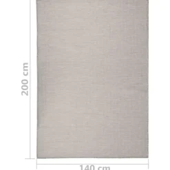 vidaXL - Buitenkleed - Grijs - Kunststof Outlet