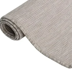 vidaXL - Buitenkleed - Grijs - Kunststof New