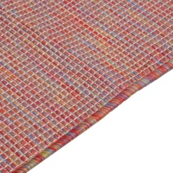 vidaXL - Buitenkleed - Rood - Kunststof - 120 x 170 cm Discount