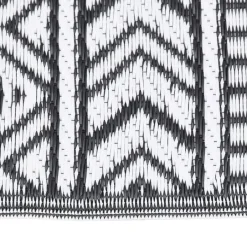 vidaXL - Buitenkleed - Zwart - Polypropyleen - 160 x 230 cm Clearance