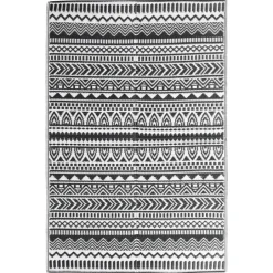 vidaXL - Buitenkleed - Zwart - Polypropyleen - 190 x 290 cm Sale