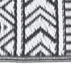 vidaXL - Buitenkleed - Zwart - Polypropyleen - 190 x 290 cm Sale