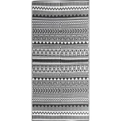 vidaXL - Buitenkleed - Zwart - Polypropyleen - 80 x 150 cm Best