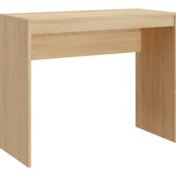 vidaXL - Bureau - Bruin - Bewerkt hout Outlet