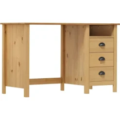 vidaXL - Bureau - Bruin - Grenenhout - 120 x 50 x 74 cm Sale