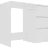 vidaXL - Bureau - Wit - Bewerkt hout Clearance