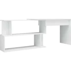 vidaXL - Bureau - Wit - Bewerkt hout Hot