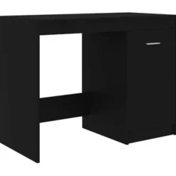 vidaXL - Bureau - Zwart - Bewerkt hout Discount