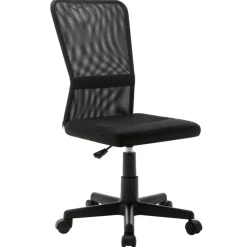 vidaXL - Bureaustoel - Zwart - Gaas Outlet