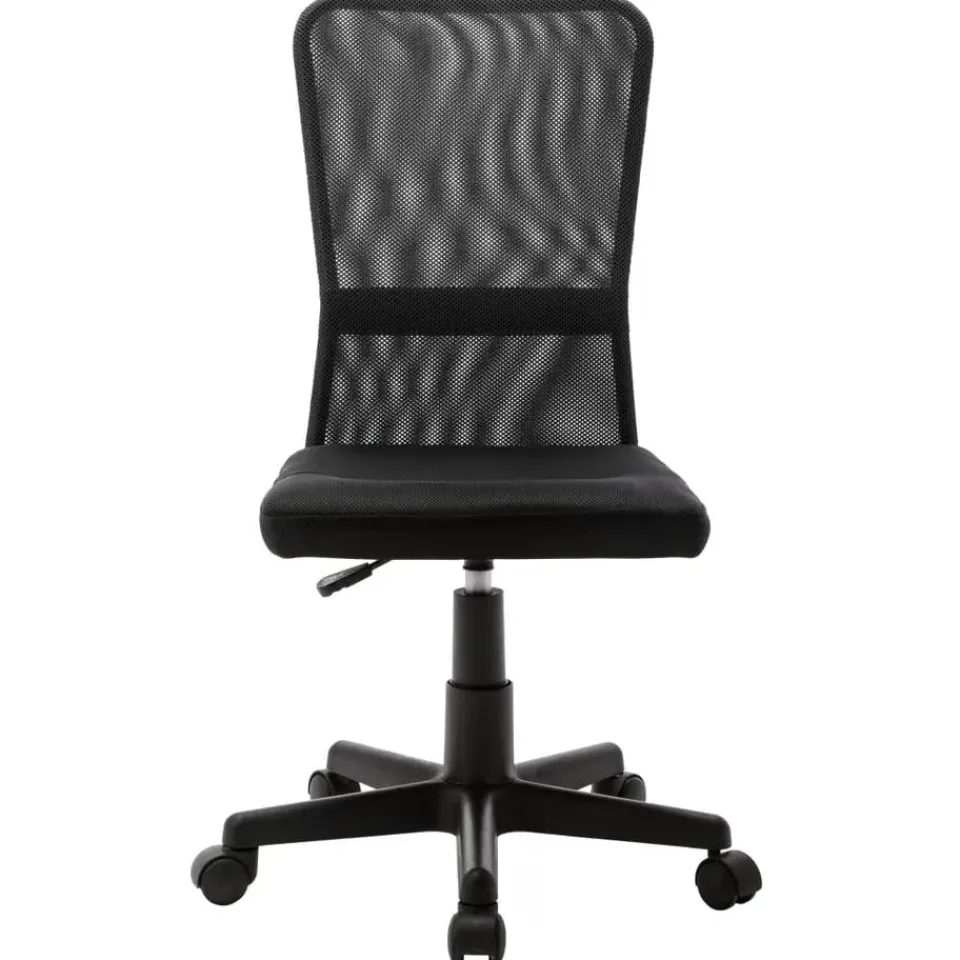 vidaXL - Bureaustoel - Zwart - Gaas Outlet