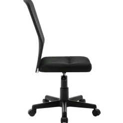 vidaXL - Bureaustoel - Zwart - Gaas Outlet