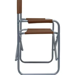 vidaXL - Campingstoel - Bruin - Metaal - 2 stuks Hot