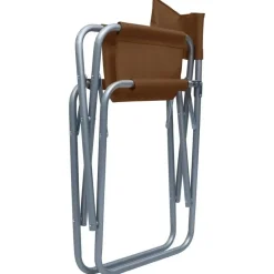 vidaXL - Campingstoel - Bruin - Metaal - 2 stuks Hot