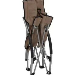 vidaXL - Campingstoel - Taupe - Stof - 2 stuks New