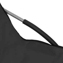 vidaXL - Campingstoel - Zwart - Stof - 2 stuks Online