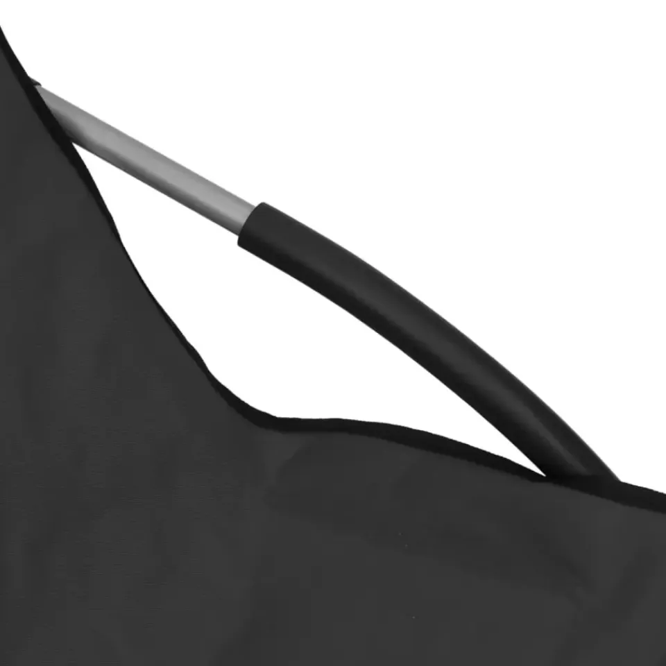 vidaXL - Campingstoel - Zwart - Stof - 2 stuks Online