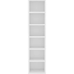 vidaXL - Cd-kast - Wit - Bewerkt hout Online