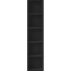 vidaXL - Cd-kast - Zwart - Bewerkt hout - 2 stuks Hot