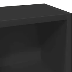 vidaXL - Cd-kast - Zwart - Bewerkt hout - 2 stuks Hot
