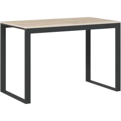 vidaXL - Computertafel - Bruin - Bewerkt hout Discount