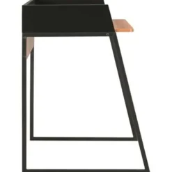 vidaXL - Computertafel - Zwart - Bewerkt hout Outlet
