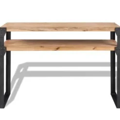 vidaXL - Consoletafel - Bruin - Hout New