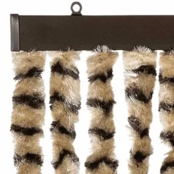 vidaXL - Deurgordijn - Beige - Polypropyleen Online