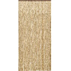 vidaXL - Deurgordijn - Beige - Polypropyleen - 90 x 220 cm Discount