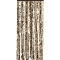 vidaXL - Deurgordijn - Beige - Polypropyleen - 90 x 220 cm Discount