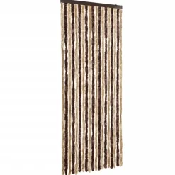 vidaXL - Deurgordijn - Bruin - Polypropyleen Online