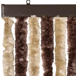 vidaXL - Deurgordijn - Bruin - Polypropyleen Online