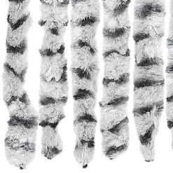 vidaXL - Deurgordijn - Grijs - Polypropyleen - 90 x 220 cm Discount