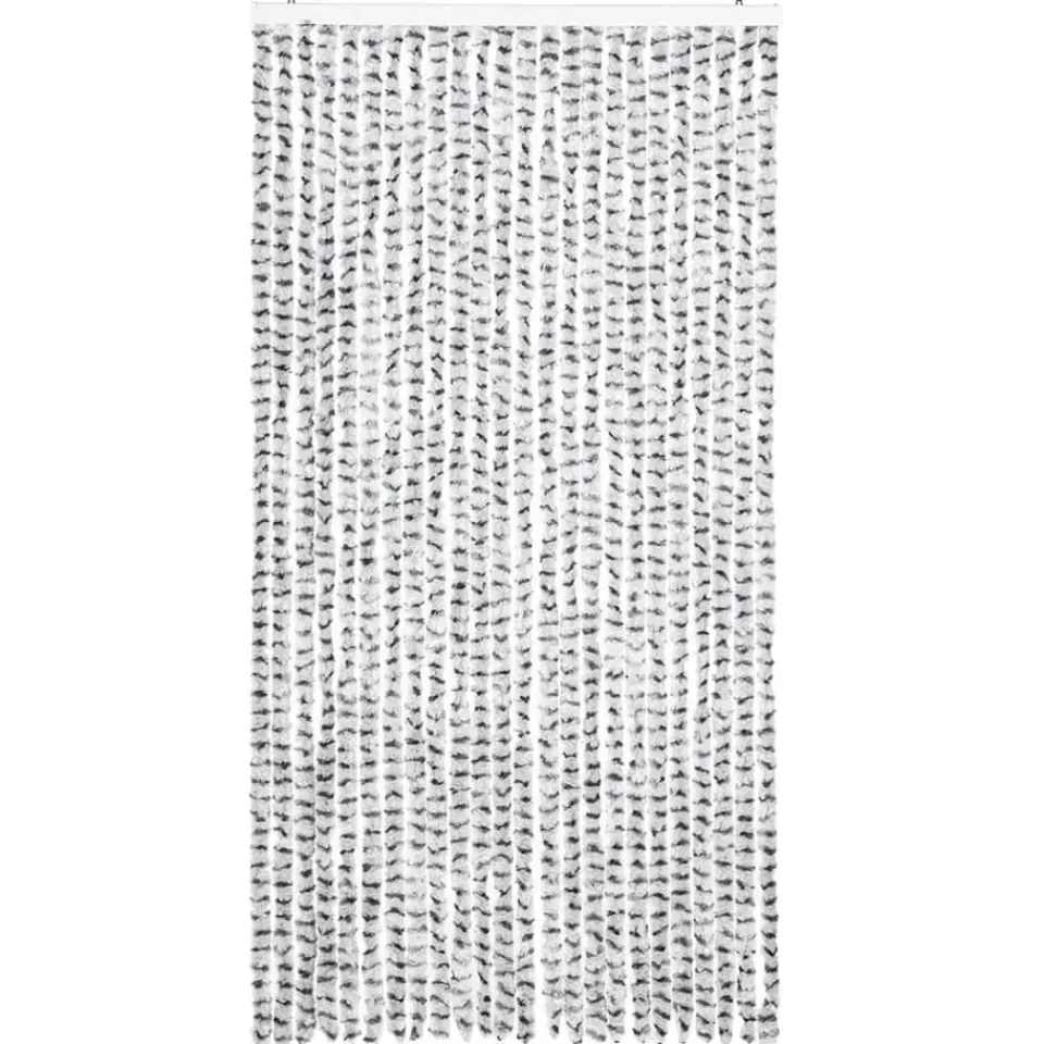 vidaXL - Deurgordijn - Grijs - Polypropyleen - 100 x 220 cm