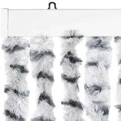 vidaXL - Deurgordijn - Grijs - Polypropyleen - 100 x 220 cm