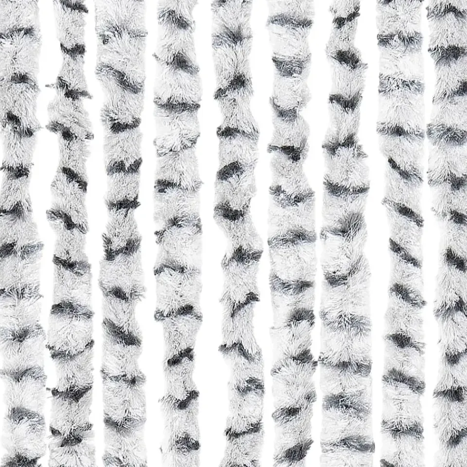 vidaXL - Deurgordijn - Grijs - Polypropyleen - 100 x 220 cm