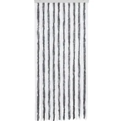 vidaXL - Deurgordijn - Grijs - Polypropyleen - 90 x 200 cm Hot