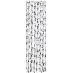 vidaXL - Deurgordijn - Grijs - Polypropyleen