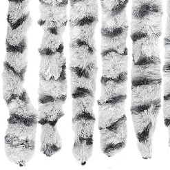 vidaXL - Deurgordijn - Grijs - Polypropyleen