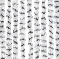 vidaXL - Deurgordijn - Grijs - Polypropyleen